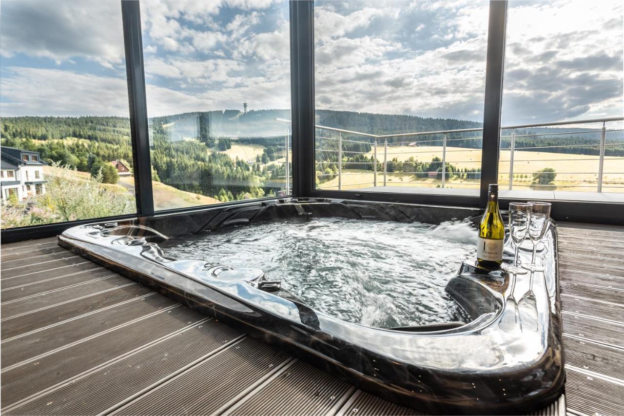 Wellness Villa Klinovec Views Лоучна-под-Клиновцем Экстерьер фото